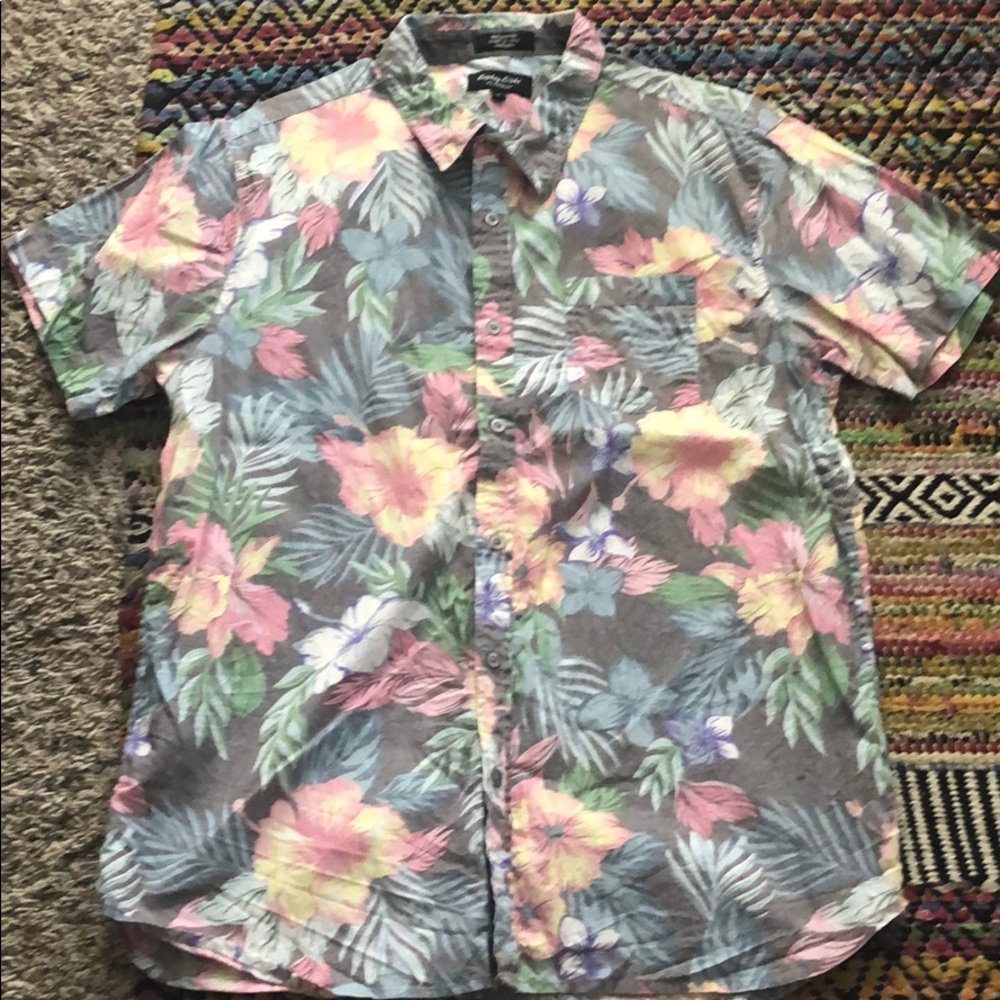Eighty Eight floral button up shirt